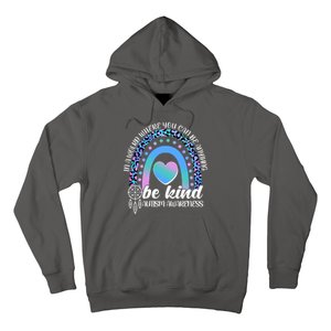 In A World Where You Can Be Anything Be Kind Autism Awareness Hoodie