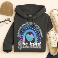 In A World Where You Can Be Anything Be Kind Autism Awareness Hoodie