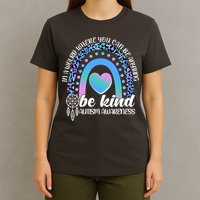 In A World Where You Can Be Anything Be Kind Autism Awareness T-Shirt