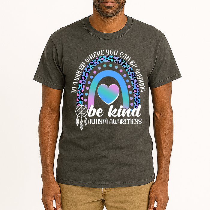 In A World Where You Can Be Anything Be Kind Autism Awareness Tall T-Shirt