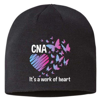 Its A Work Of Heart CNA Certified Nursing Assistant Sustainable Beanie