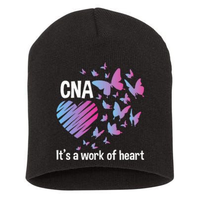 Its A Work Of Heart CNA Certified Nursing Assistant Short Acrylic Beanie