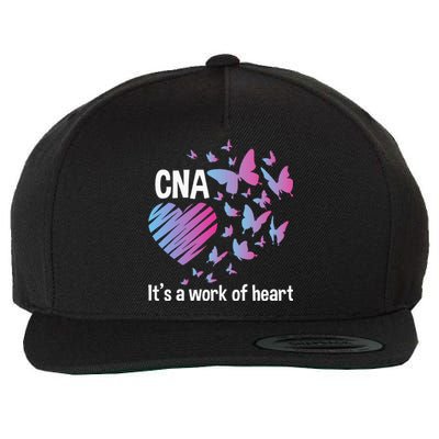 Its A Work Of Heart CNA Certified Nursing Assistant Wool Snapback Cap