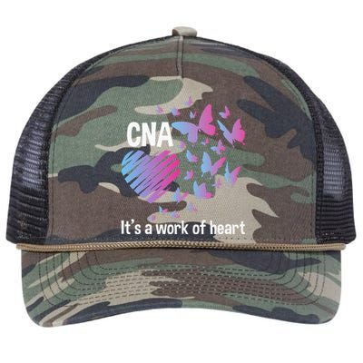 Its A Work Of Heart CNA Certified Nursing Assistant Retro Rope Trucker Hat Cap