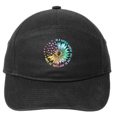 In a World Where You Can Be Anything, Be Kind 7-Panel Snapback Hat