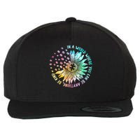 In a World Where You Can Be Anything, Be Kind Wool Snapback Cap