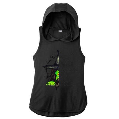 In A World Full Of Princesses Be A Witch Funny Halloween Ladies PosiCharge Tri-Blend Wicking Draft Hoodie Tank