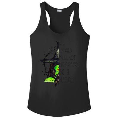 In A World Full Of Princesses Be A Witch Funny Halloween Ladies PosiCharge Competitor Racerback Tank