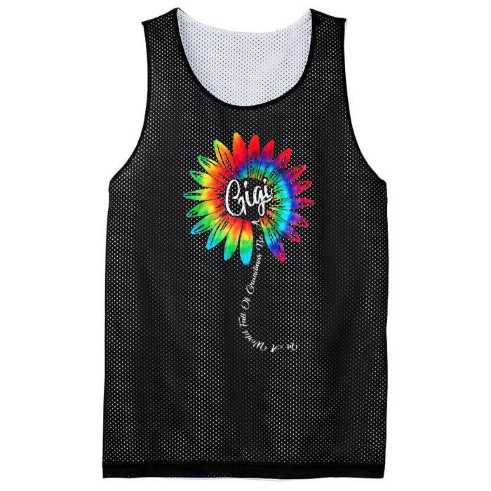 In A World Full Of Grandmas Be A GiGi Happy Mother's Day Mesh Reversible Basketball Jersey Tank