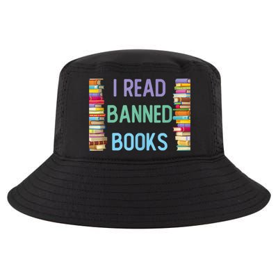 I Am With The Banned Books Shirts Funny I Read Banned Books Cool Comfort Performance Bucket Hat