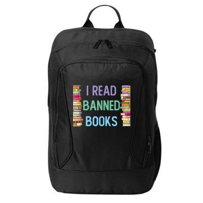 I Am With The Banned Books Shirts Funny I Read Banned Books City Backpack