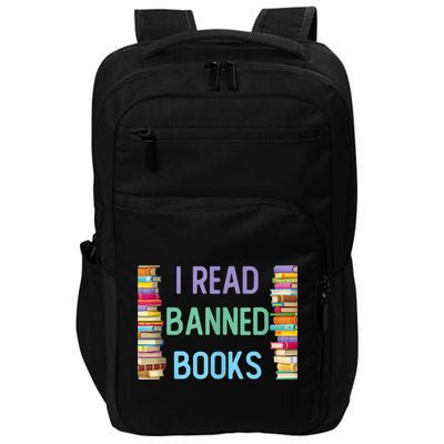 I Am With The Banned Books Shirts Funny I Read Banned Books Impact Tech Backpack