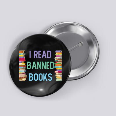 I Am With The Banned Books Shirts Funny I Read Banned Books Button
