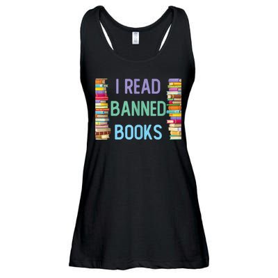 I Am With The Banned Books Shirts Funny I Read Banned Books Ladies Essential Flowy Tank