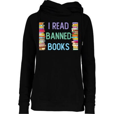 I Am With The Banned Books Shirts Funny I Read Banned Books Womens Funnel Neck Pullover Hood