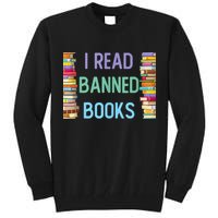 I Am With The Banned Books Shirts Funny I Read Banned Books Tall Sweatshirt