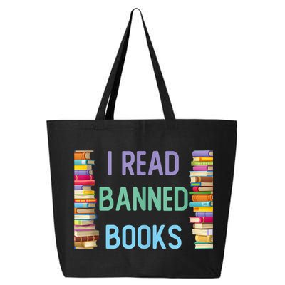 I Am With The Banned Books Shirts Funny I Read Banned Books 25L Jumbo Tote
