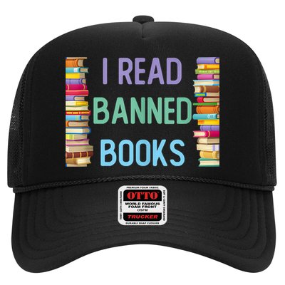 I Am With The Banned Books Shirts Funny I Read Banned Books Trucker Hat