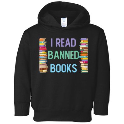 I Am With The Banned Books Shirts Funny I Read Banned Books Toddler Hoodie