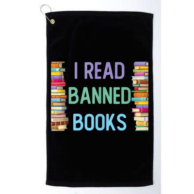 I Am With The Banned Books Shirts Funny I Read Banned Books Golf Towel