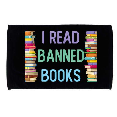 I Am With The Banned Books Shirts Funny I Read Banned Books Microfiber Hand Towel