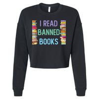 I Am With The Banned Books Shirts Funny I Read Banned Books Cropped Pullover Crew