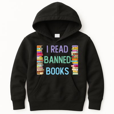 I Am With The Banned Books Shirts Funny I Read Banned Books Kids Hoodie