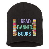 I Am With The Banned Books Shirts Funny I Read Banned Books Short Acrylic Beanie