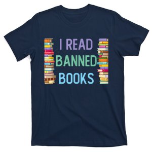 I Am With The Banned Books Shirts Funny I Read Banned Books T-Shirt