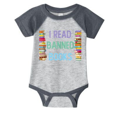 I Am With The Banned Books Shirts Funny I Read Banned Books Infant Baby Jersey Bodysuit