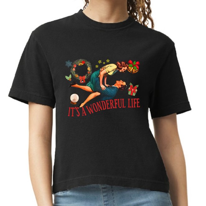 It’S A Wonderful Life Costume Comfort Colors Boxy T-Shirt