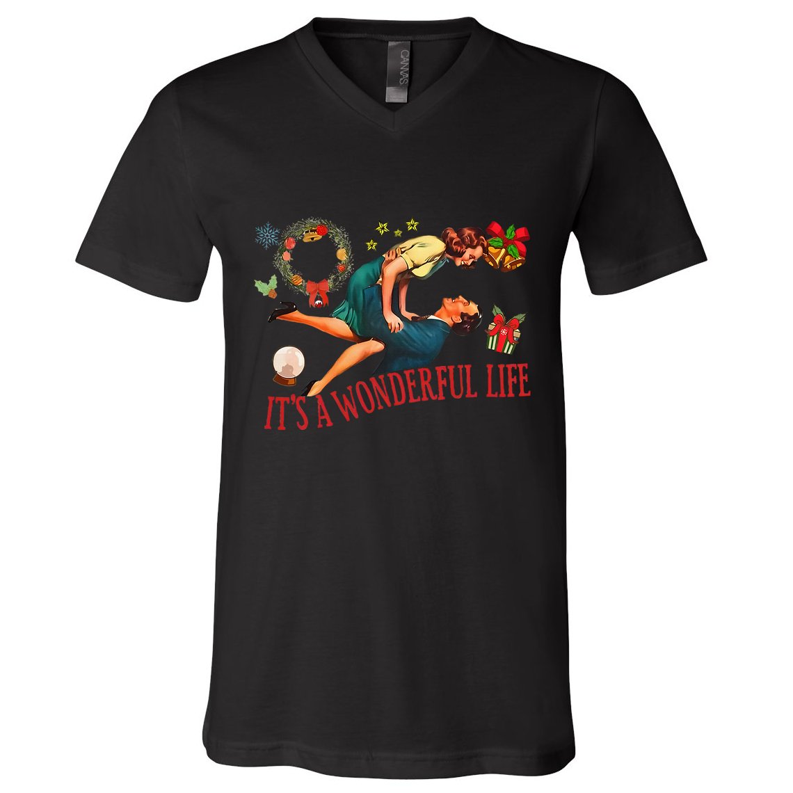 It’S A Wonderful Life Costume V-Neck T-Shirt