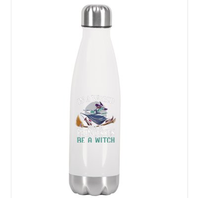 In A World Full Of Princesses Be A Witch Halloween Cute Stainless Steel Insulated Water Bottle