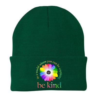 In A World Where You Can Be Anything Be Kind Gift Knit Cap Winter Beanie