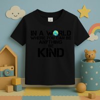 In A World Where You Can Be Anything Be Kind Toddler T-Shirt