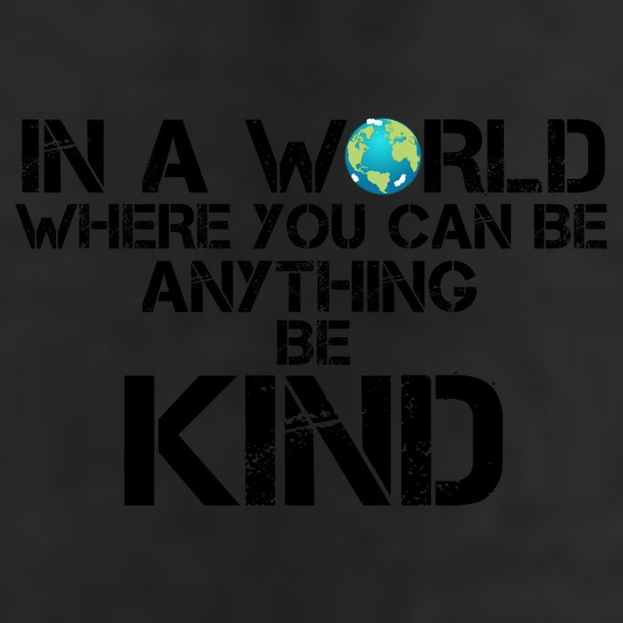 In A World Where You Can Be Anything Be Kind Microfiber Hand Towel