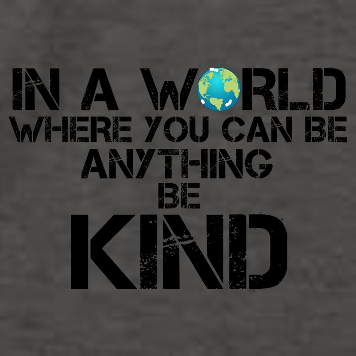 In A World Where You Can Be Anything Be Kind Vector Backpack