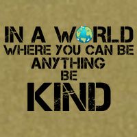 In A World Where You Can Be Anything Be Kind Garment-Dyed Women's Muscle Tee