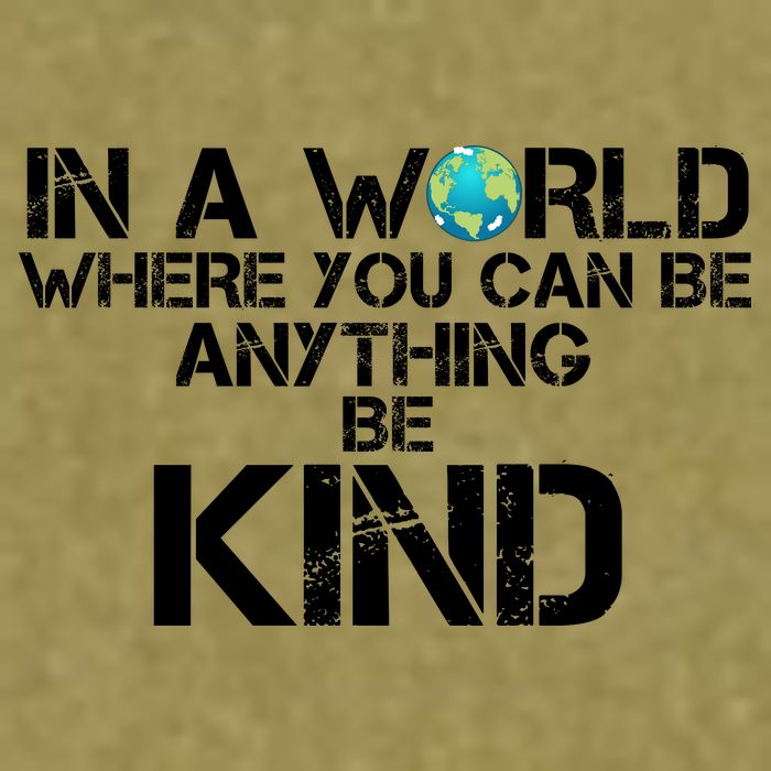 In A World Where You Can Be Anything Be Kind Garment-Dyed Women's Muscle Tee