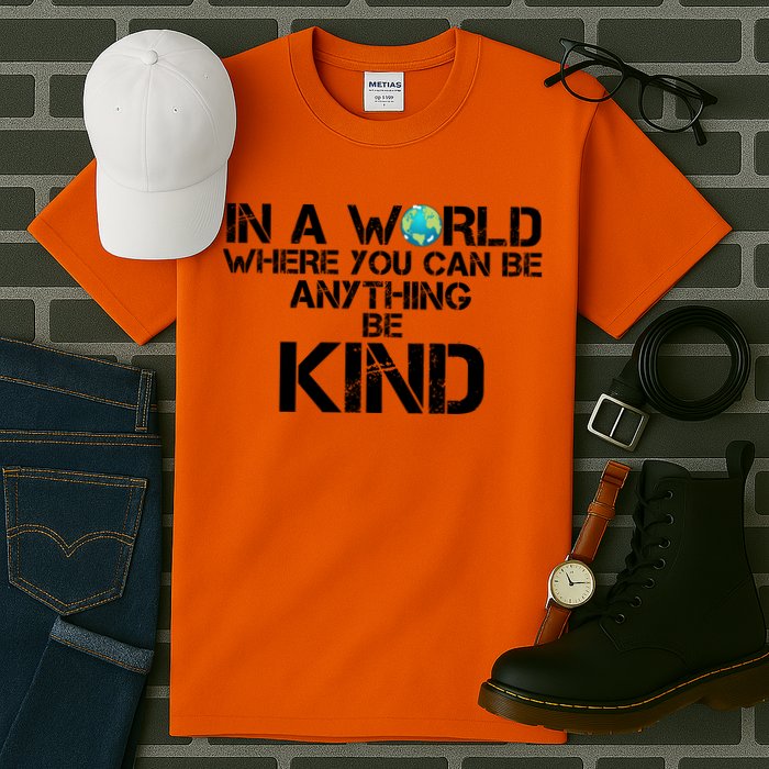 In A World Where You Can Be Anything Be Kind Tall T-Shirt