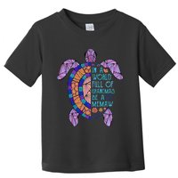 In A World Full Of Grandmas Be A Memaw Turtle MotherS Day Toddler T-Shirt