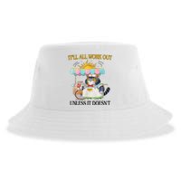 ItLl All Work Out Unless It DoesnT Funny Cat Ice Cream Sustainable Bucket Hat