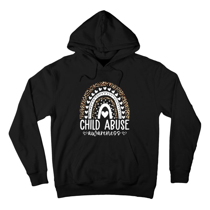 In April We Wear Blue Cool Child Abuse Prevention Awareness Hoodie