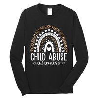 In April We Wear Blue Cool Child Abuse Prevention Awareness Long Sleeve Shirt