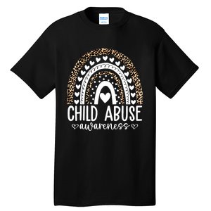 In April We Wear Blue Cool Child Abuse Prevention Awareness Tall T-Shirt