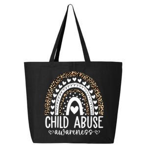 In April We Wear Blue Cool Child Abuse Prevention Awareness 25L Jumbo Tote