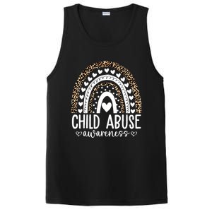 In April We Wear Blue Cool Child Abuse Prevention Awareness PosiCharge Competitor Tank