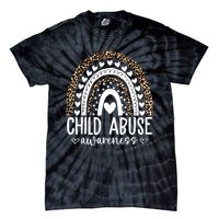 In April We Wear Blue Cool Child Abuse Prevention Awareness Tie-Dye T-Shirt