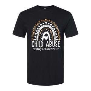 In April We Wear Blue Cool Child Abuse Prevention Awareness Softstyle CVC T-Shirt