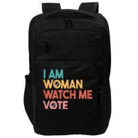 I Am Woman Watch Me Vote 2024 Impact Tech Backpack